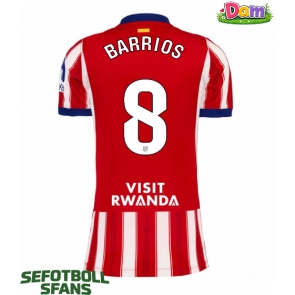 Atletico Madrid Pablo Barrios #8 Hemmatröja Kvinnor 2026-27 Kortärmad